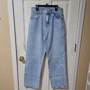 SHEIN Fitted Non Stretch Straight Leg Jeans